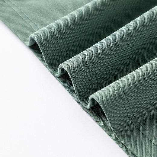 罗蒙秋冬保暖男士Polo衫含羊毛蚕丝双面磨毛撞色领休闲商务长袖polo衫 商品图11