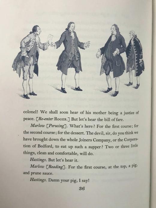 戈德史密斯《屈身求爱》 克莱兰经典插图 豪华皮装16开 商品图12