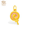 蛇年生肖“吉巳小龙”足金吊坠 黄金棒棒糖挂坠 商品缩略图0