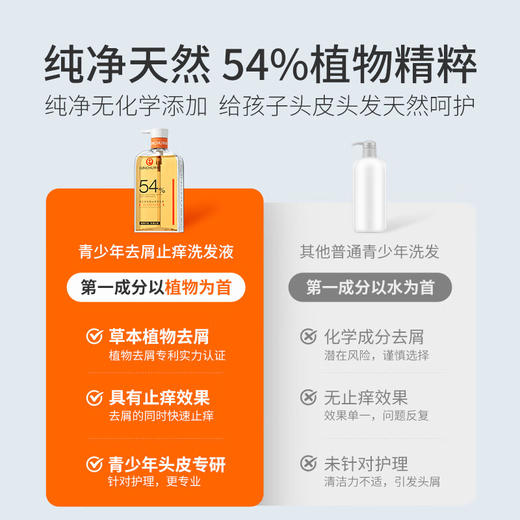 亲初 青少年去屑止痒洗发液 350ml 商品图3
