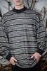W442564266复古条纹圆领卫衣 商品缩略图1