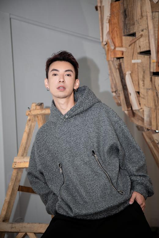 W442143235圈绒休闲带帽针织衫 商品图2