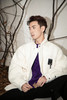 W442173453颗粒绒拼接棉服 商品缩略图2