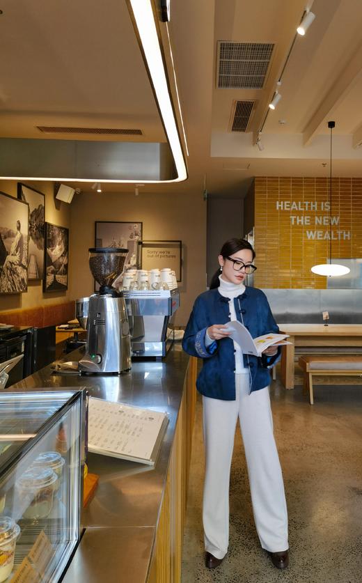 逸红颜明月优选 #19姆米提花萝香云纱【年终奖】撞色刺绣棉服，年末贺岁这么穿❗雅致老钱风 商品图6