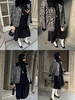 HIDEMI 【戚薇同款】进口色织羊毛粗呢毛呢加宽复古廓形肩型飞行员加棉可拆卸棉服背心两件套大衣外套 商品缩略图7