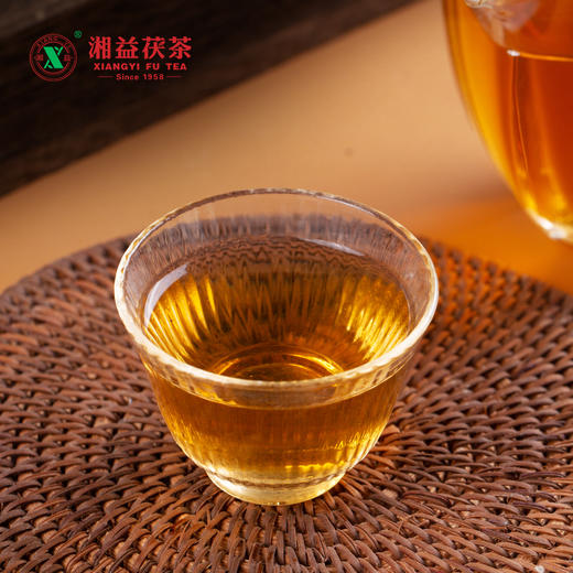 茯砖黑茶 | 湘益 2024年龙年生肖茶 金花茯茶 2kg 商品图4