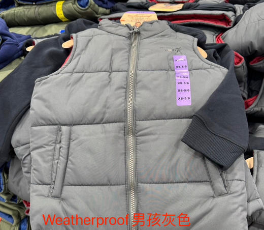 😘妈妈们快来选吧！美国🇺🇸直邮特价280元/2件装🉐🉐包税包邮到手了🔥🔥美国高品质童装品牌weatherproof大童棉马甲和拉链卫衣套装！！ 商品图1