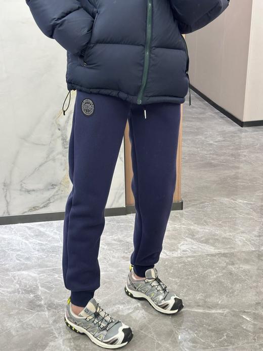 鹅家黑标刺绣奥粒绒束口卫裤男女同款 商品图9