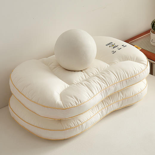 A类全棉元气豆豆枕成人家用单人护颈枕48x74cm单只装 商品图2