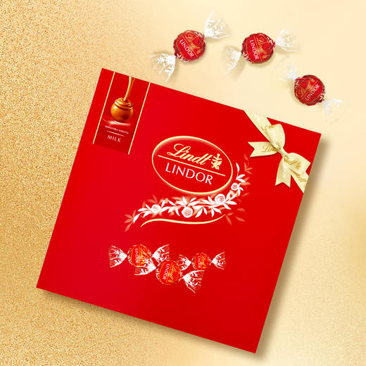 【瑞士莲】软心牛奶巧克力礼盒120g（10粒） 商品图0