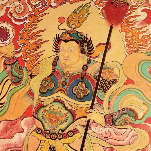 神武威震门神，烫金工艺，门庭焕彩，家宅安宁 商品图3