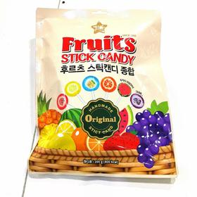 华尔水果切片棒棒糖200g