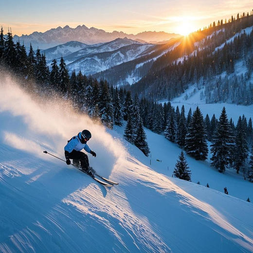 【滑雪全包+雪圈】含门票+雪服+存衣柜+双板+雪鞋+雪仗+缆车+魔毯+雪圈不限次+不限时滑雪 商品图0