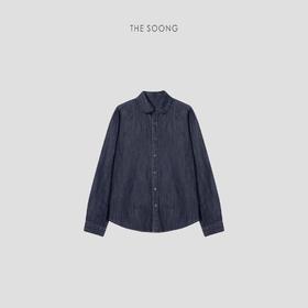 THESOONG"沦陷经典"100%棉定制洗水肤感舒适翻领衬衣HWCS6191