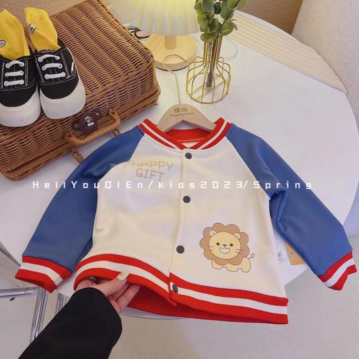 积分兑换【儿童加绒棒球服】宝宝外套 男童女童开衫 休闲洋气 韩版秋冬季童装-QQ#异业福利 商品图1