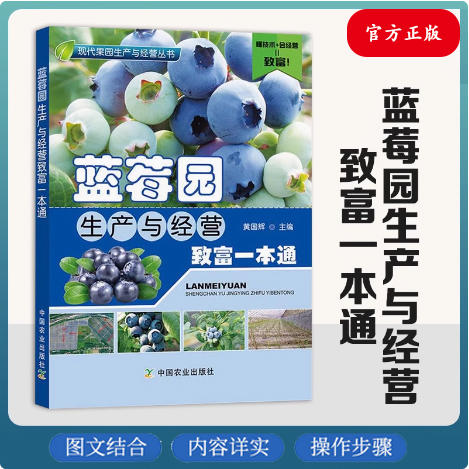 蓝莓园生产与经营致富一本通 【官方正版，可开发票，下单时留开票信息和电子邮箱 商品图0