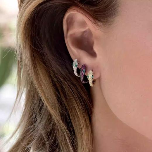 【不退不换，介意勿拍】APM Monaco 耳环（经典银单色）  AE10184XKG-F 商品图2