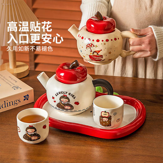 摩登主妇 圣诞陶瓷泡茶壶套装茶具订婚结婚新婚礼物送新娘乔迁新居 商品图1