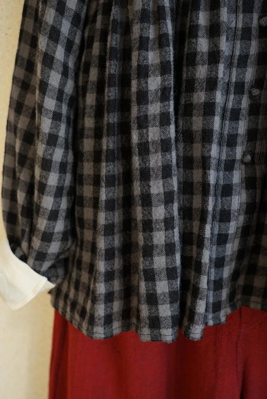 Maison de soil格纹V领衬衫 商品图3