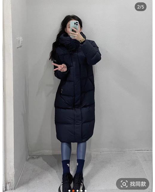 现货 XB巡回者长款羽绒服 鹅绒填充 防风防泼水 商品图3