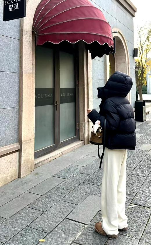 Lu*Lu原单品puff五格泡芙镭射鹅绒服轻三防可擦面料 商品图5