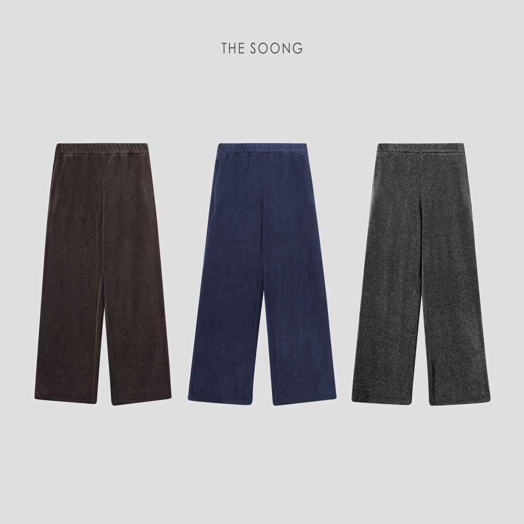 THESOONG"超暖粒绒裤"轻盈保暖锁温绒感中腰休闲裤HDKZ5706