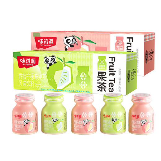 【酸甜清新，一口润心田~】味滋源白桃乌龙味果茶 整箱装 无添蔗糖 青桔柠檬味风味饮料饮品-QQ 商品图4