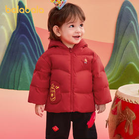 巴拉巴拉童装宝宝羽绒服婴儿衣服儿童外套2025新款春装新年拜年服