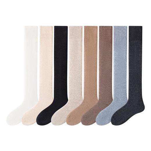 年货节！买一送一！默认同款，其他请备注【过膝袜子男长筒袜】秋冬加绒加厚羊绒保暖大腿袜透气吸汗冬天男士厚袜 商品图4