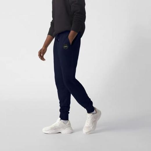 鹅家黑标刺绣奥粒绒束口卫裤男女同款 商品图3