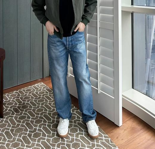 【顺丰包邮】05536 纯棉斜纹棉男士水洗蓝休闲牛仔裤1031 商品图9