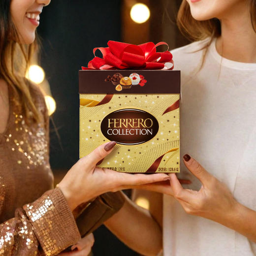 【费列罗】 臻品巧克力制品糖果礼盒129.6g（12粒） 商品图1