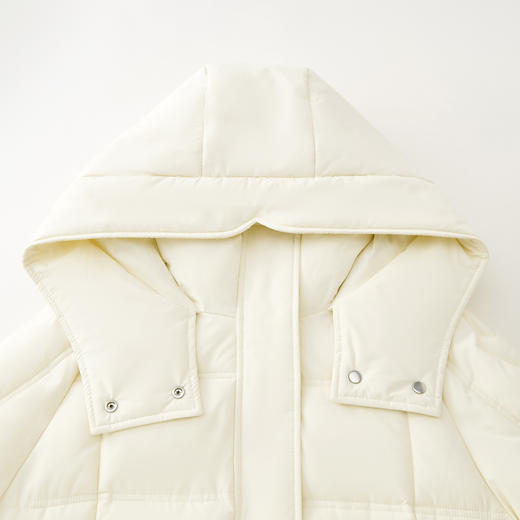 IEF/爱依服2025 冬季 韩系风简约纯色通勤百搭保暖棉衣外套B0090 商品图3