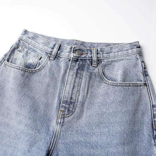 ROMI STUDIO“原味丹宁” 牛仔棉绳染手缝AE高士线牛仔裤421N5104 商品图1