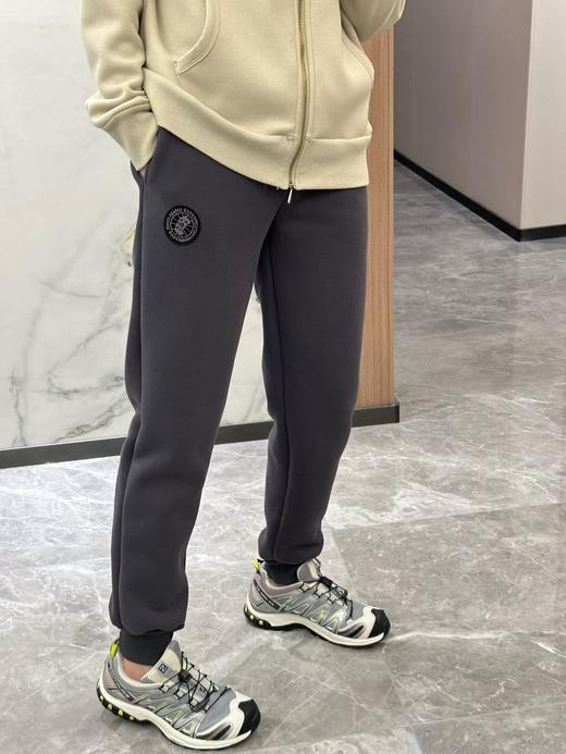 鹅家黑标刺绣奥粒绒束口卫裤男女同款 商品图6