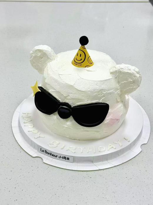 墨镜小狗·奶油蛋糕 商品图0