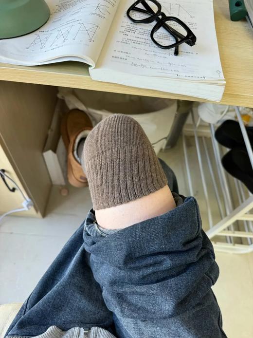 <曾小咸推荐>日韩系毛圈过膝长筒袜 日常88/2双 活动价39.99/2双！【预售款，预计3-15天发货】 商品图10