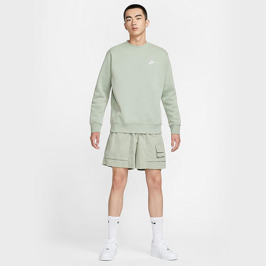 Nike/耐克加绒卫衣男运动服秋季新款宽松长袖圆领套头衫BV2663-371 商品图4