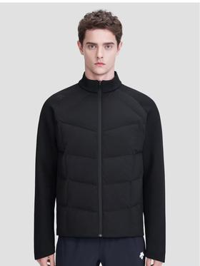 年货节！【安欣同款90白鸭男士三防羽绒服】防风防寒保暖立领休闲修身轻盈简约拼接羽绒服