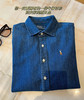 焊身上~の保真！柜1690大洋！美式小马刺绣牛仔衬衫！ 商品缩略图7