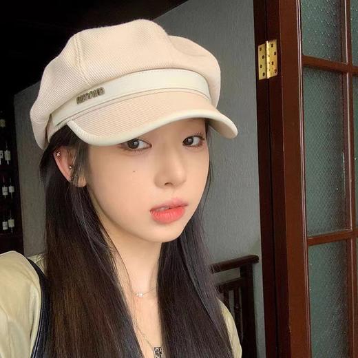 【时尚百搭！八角帽子】女冬季新款八角帽简约时尚字母鸭舌帽英伦风秋冬百搭贝雷帽。ry 商品图7