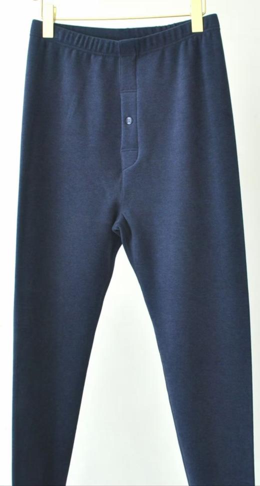 FF竹纤维男士羊毛蚕丝圆领厚款内衣套913 商品图1