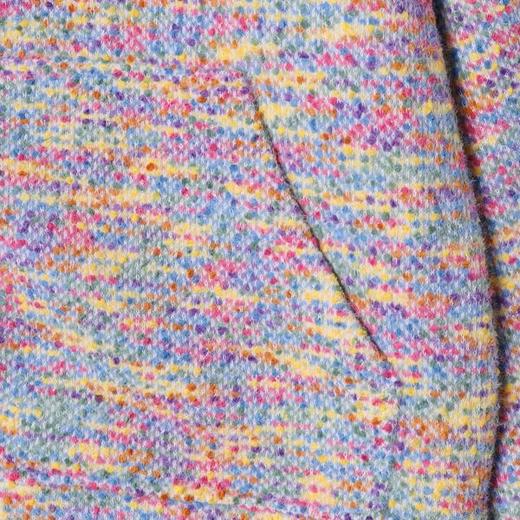 WT76秋冬季新款美式彩色撞色连帽针织外套潮流舒适休闲百搭上衣 商品图2