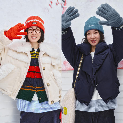 UMILAB【暖絮】叠穿B备 双面短绒蓄热面料假两件百搭T恤打底T698H 商品图4