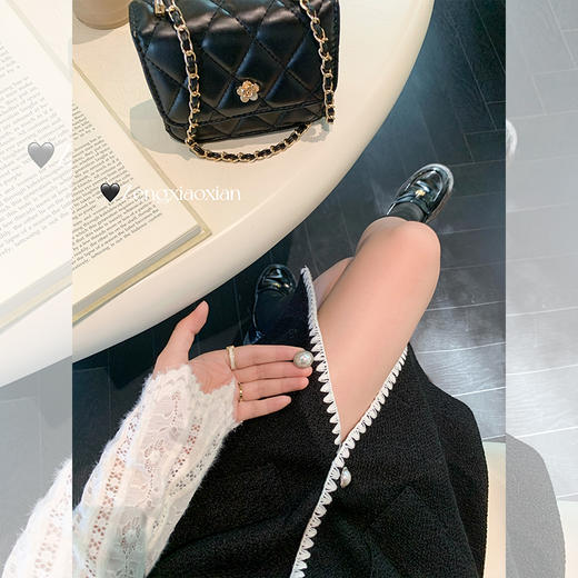 【179元任选2件】现货！高级感小香风黑色显瘦背心裙 商品图2