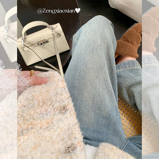 <曾小咸推荐>新品现货秒杀！卖完下架不再补 ！微信粉丝打折价！！杏色小香风短款外套 日常299.99/件 立减140 秒杀159.99/件！！ 商品图1