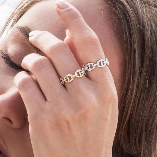 【不退不换，介意勿拍】APM Monaco 戒指（银白单色）  A20831OX 商品图2