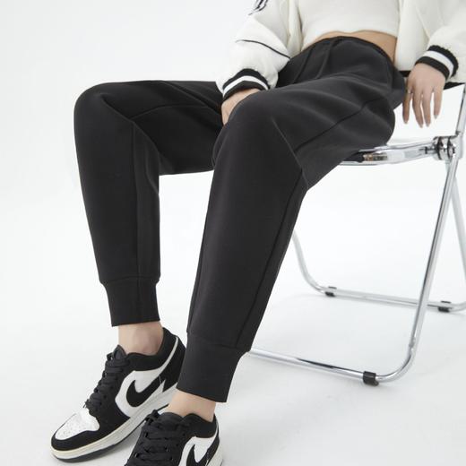 跃牌【暖宝系列】700克双面慕斯绒冬润肤慕斯防风休闲裤C275 商品图2