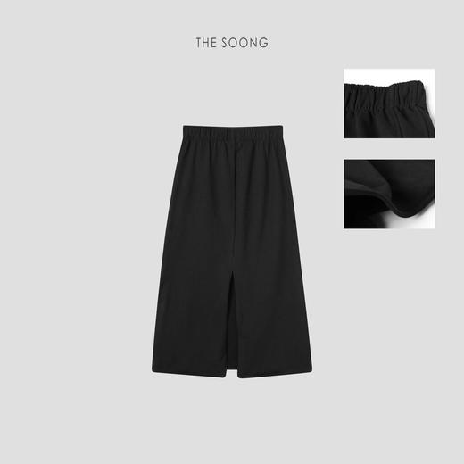 THESOONG"三种穿法"100%精梳棉保暖松紧中腰百变半身裙HFQZ5882 商品图6