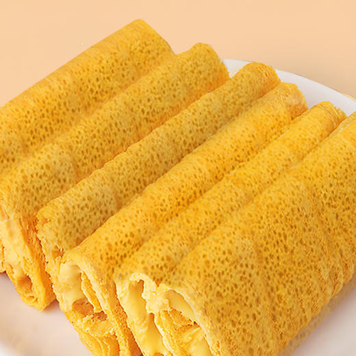 【神探伍伍】低gi流心燕麦蛋卷咸蛋黄夹心高蛋白休闲代餐零食品100g 商品图6